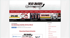 Desktop Screenshot of givebloodplayhockey.org